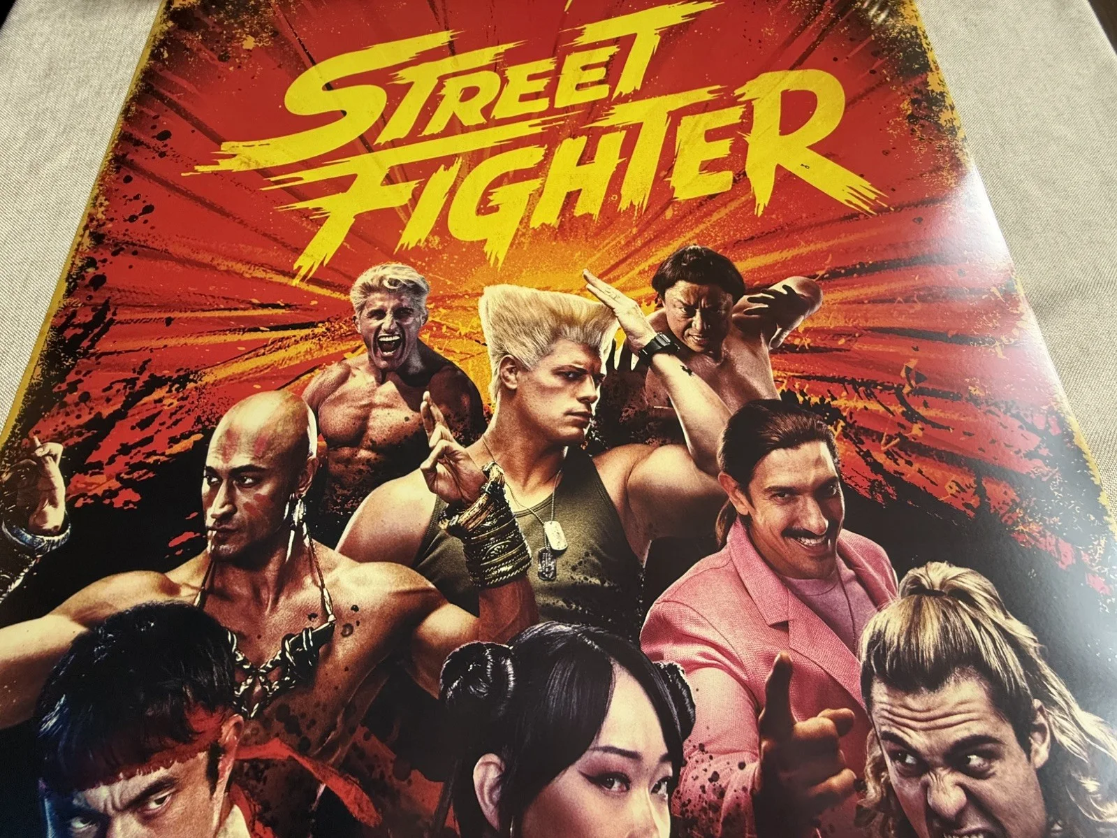 Street Fighter UK Original Cinema one sheet Poster 20 x40" DS high 2026, изображение 2