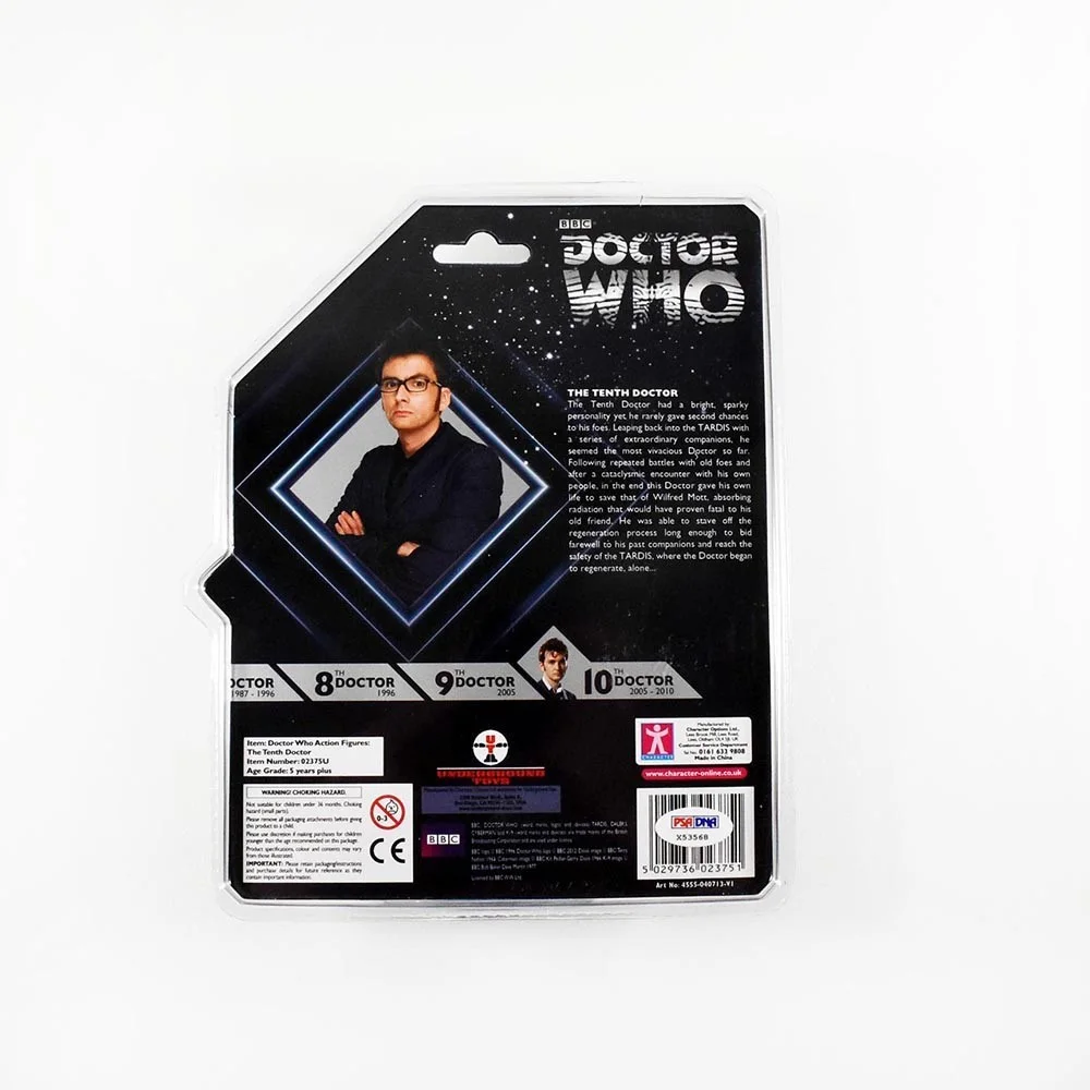 David Tennant — David Tennant Doctor Who 10th Doctor Signed Action Figure Certified PSA/DNA COA, изображение 2