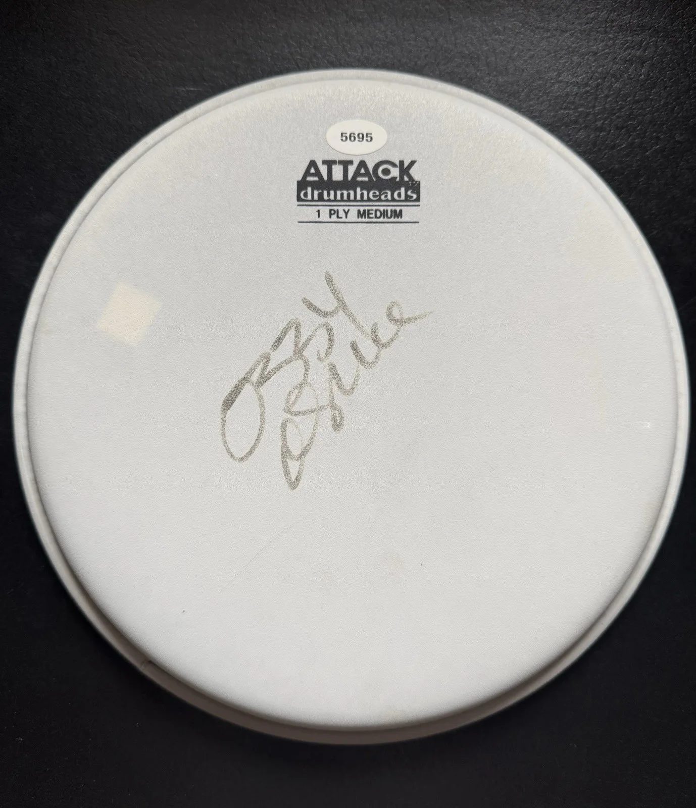 Ozzy Osbourne Signed Attack Drumhead No Authenticity Letter/ Uncertified, image 2