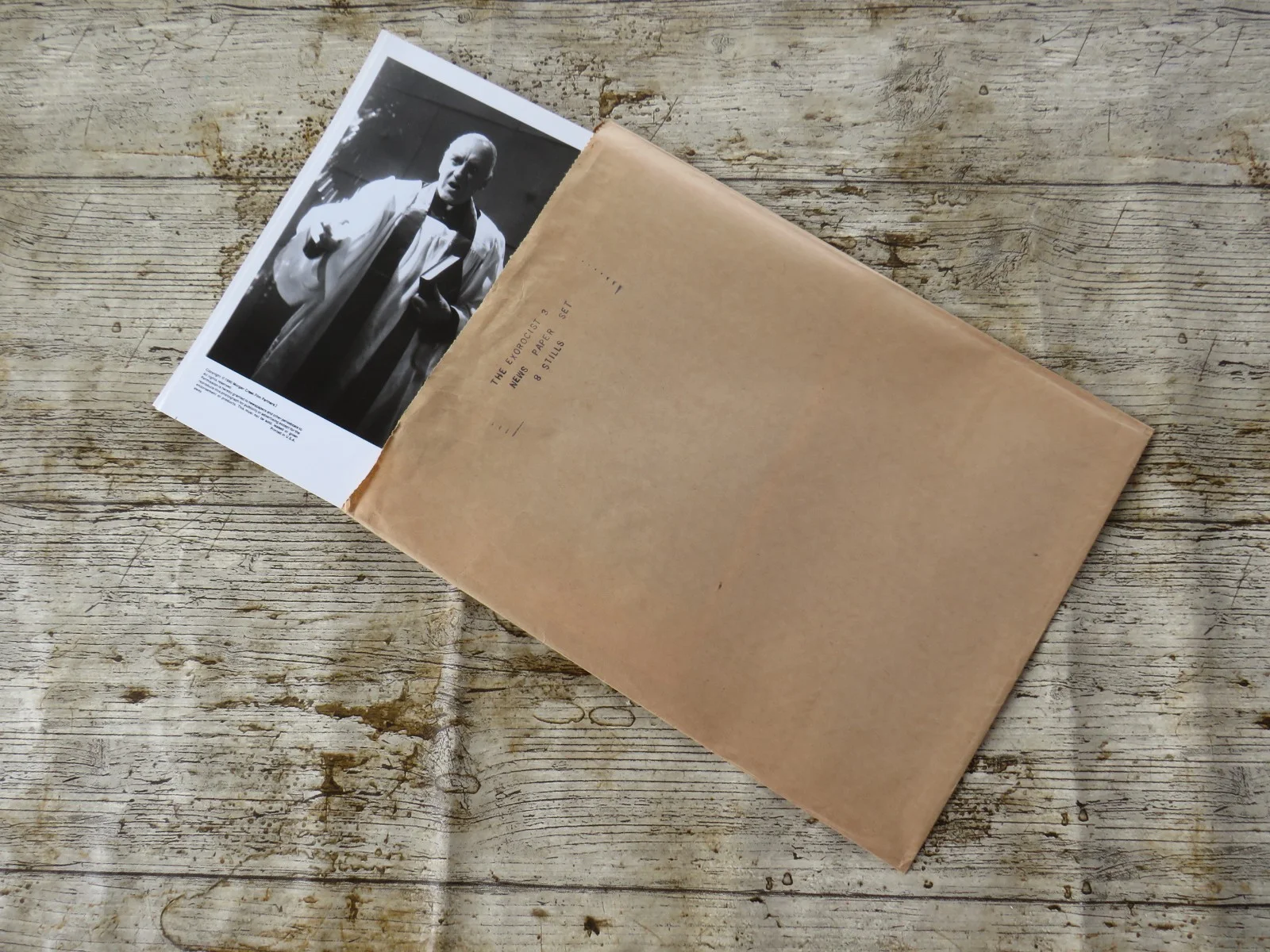 THE EXORCIST III ORIGINAL 1990 CINEMA FILM PRESS KIT George C. Scott PHOTOS, изображение 4