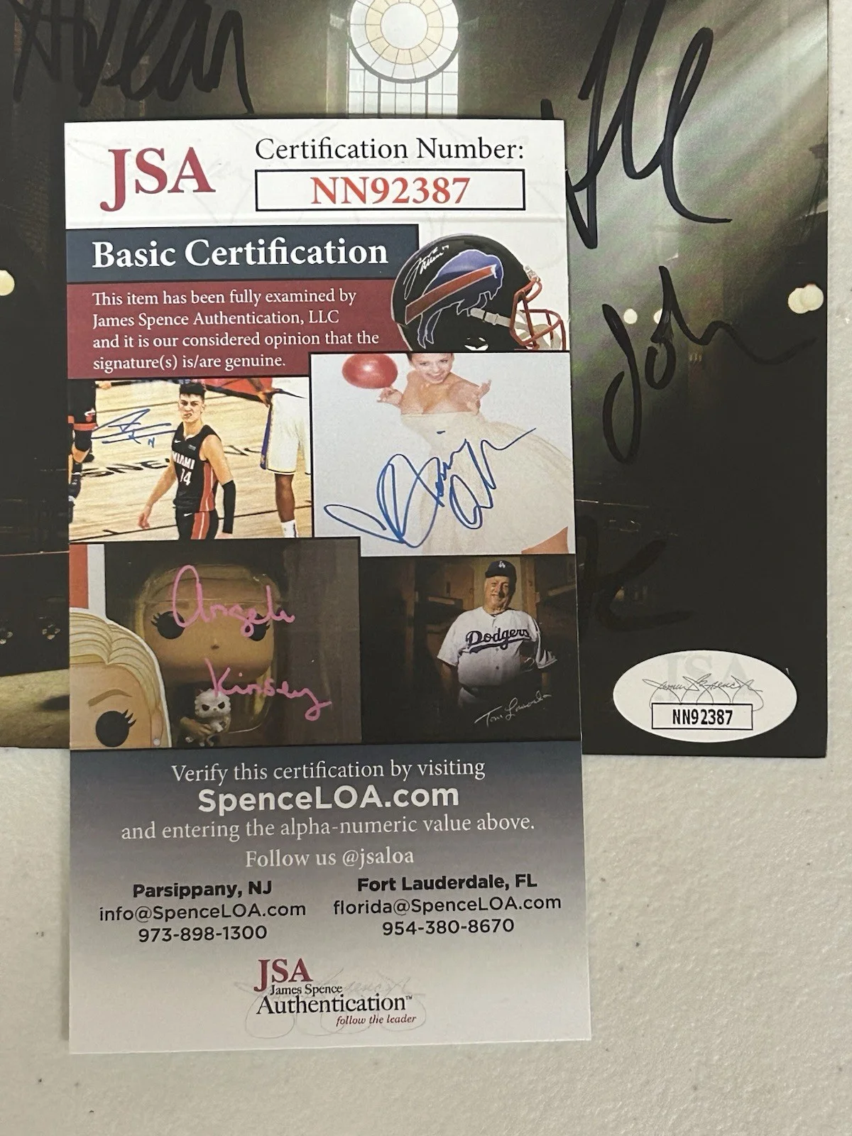ARCHITECTS BAND AUTOGRAPHED SIGNED FRAMED WISH TO EXIST CD COVER JSA COA NN92387, image 2