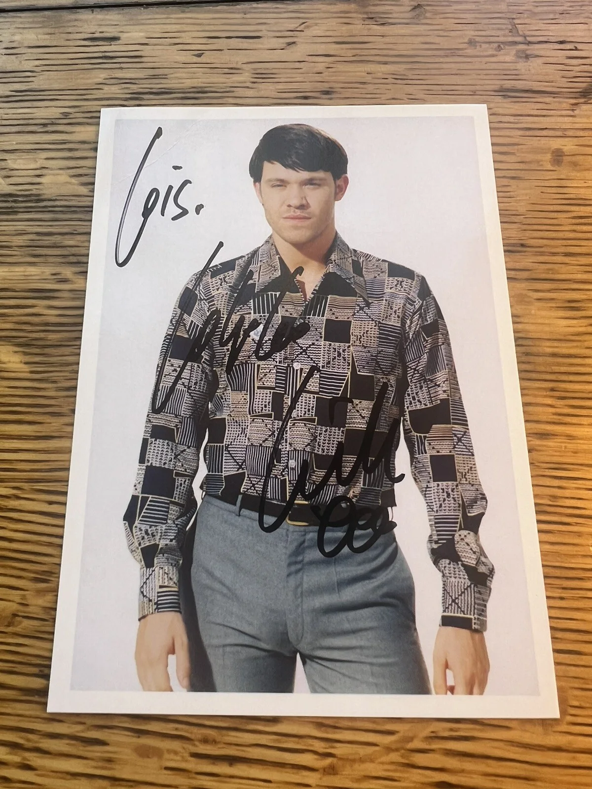 Will Young signed autographed 4x6 photo, image 2