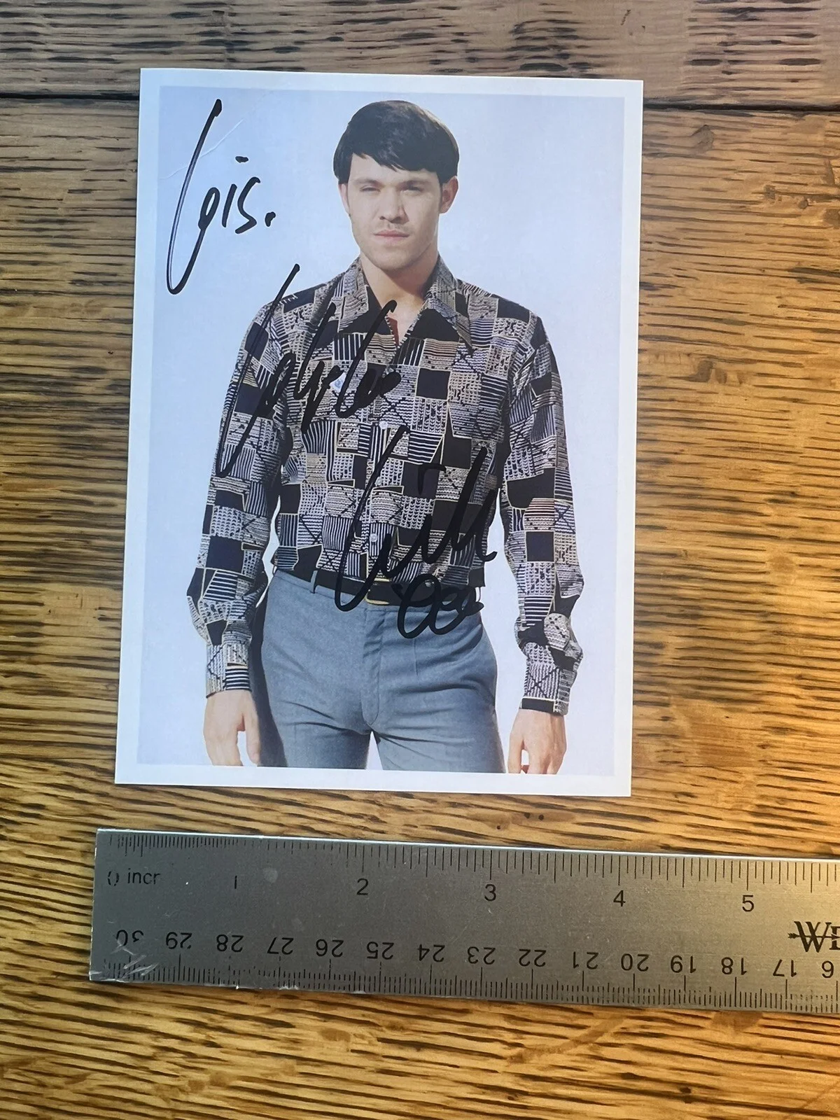 Will Young signed autographed 4x6 photo, image 4