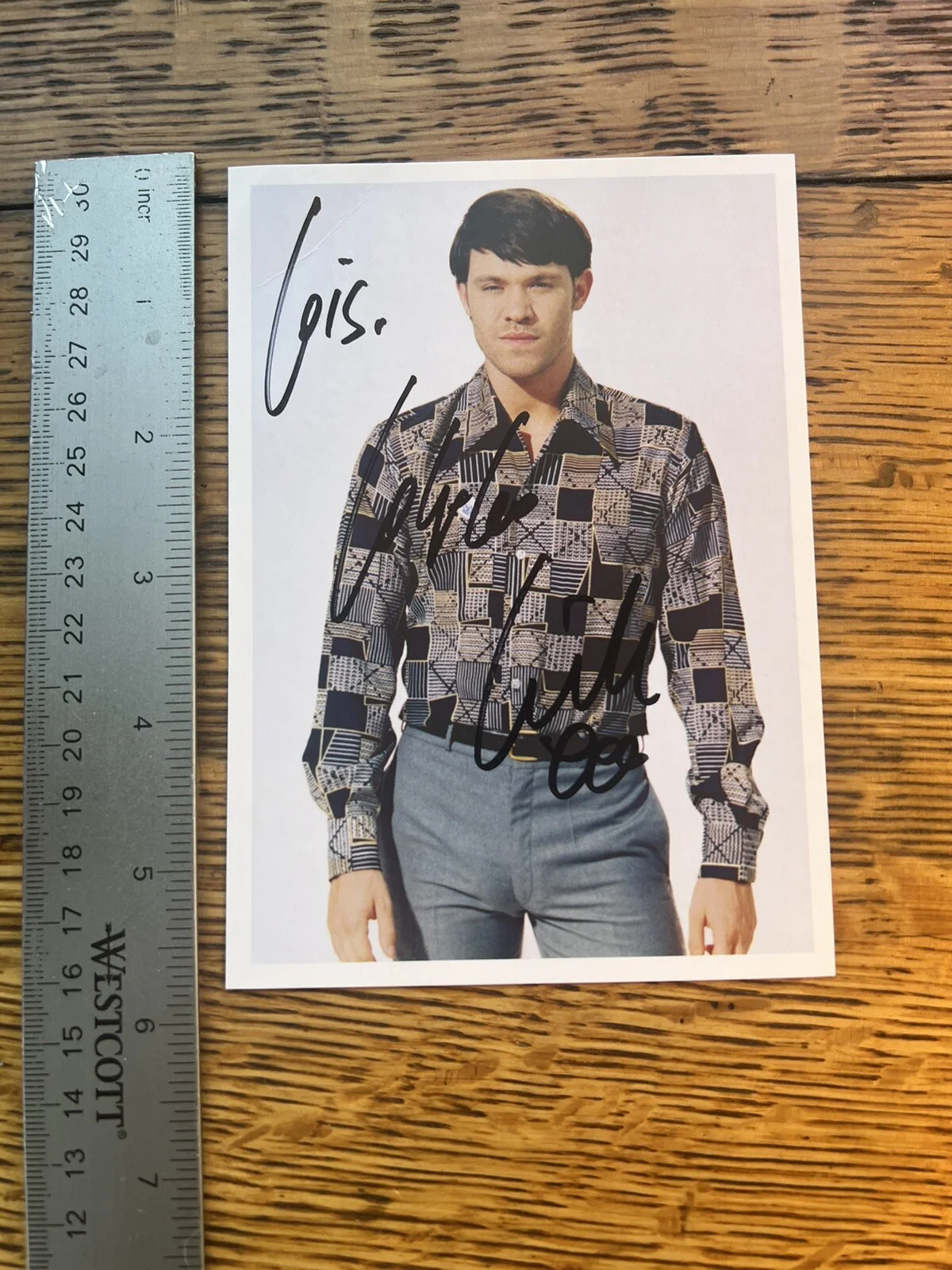 Will Young signed autographed 4x6 photo, image 5