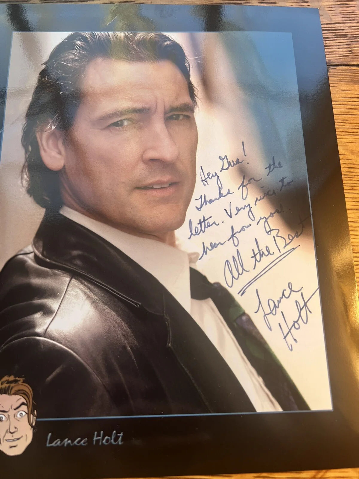 LANCE J HOLT - COLOR OF WAR Signed 8x10 Photo, image 2