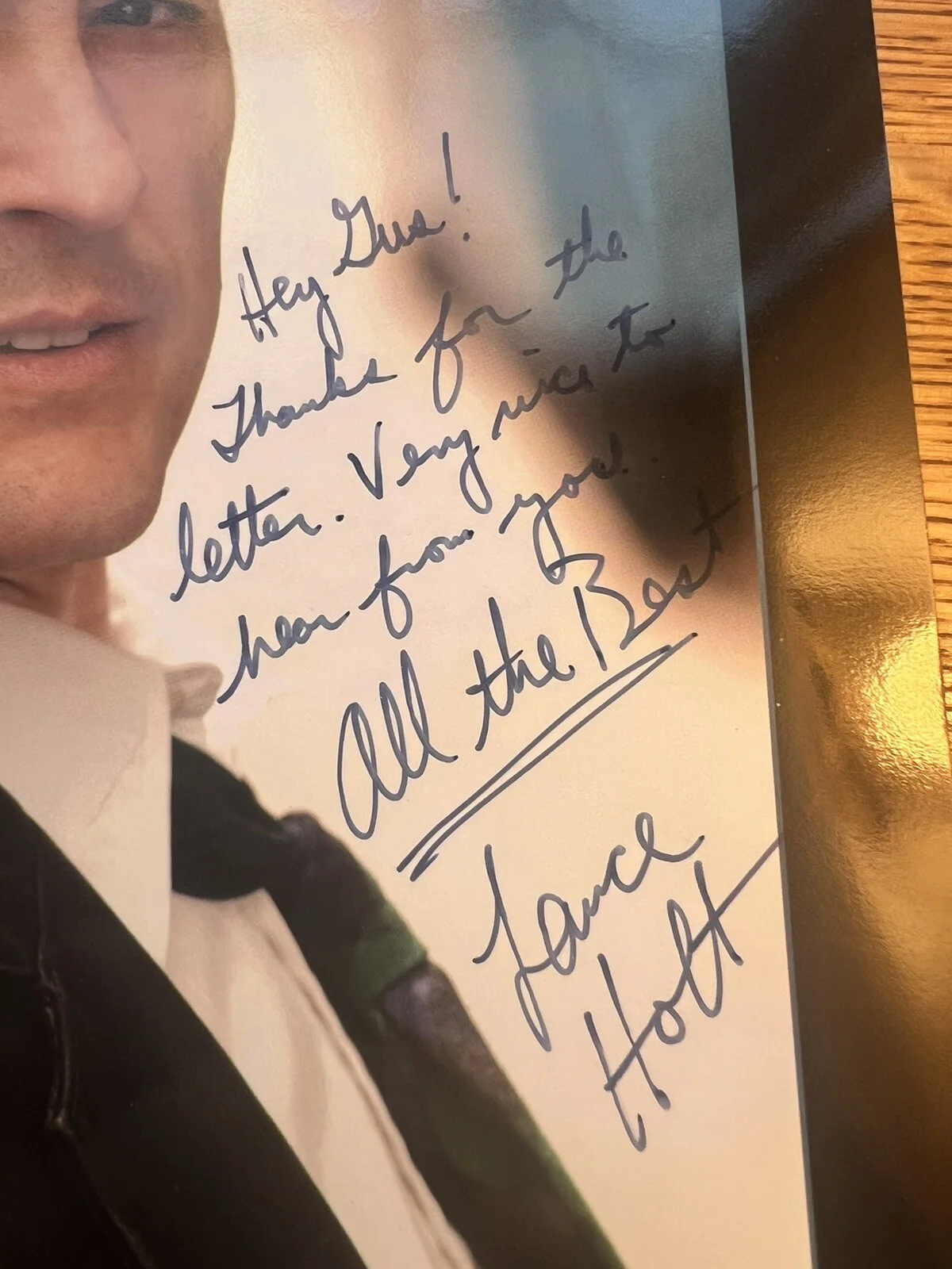 LANCE J HOLT - COLOR OF WAR Signed 8x10 Photo, image 3