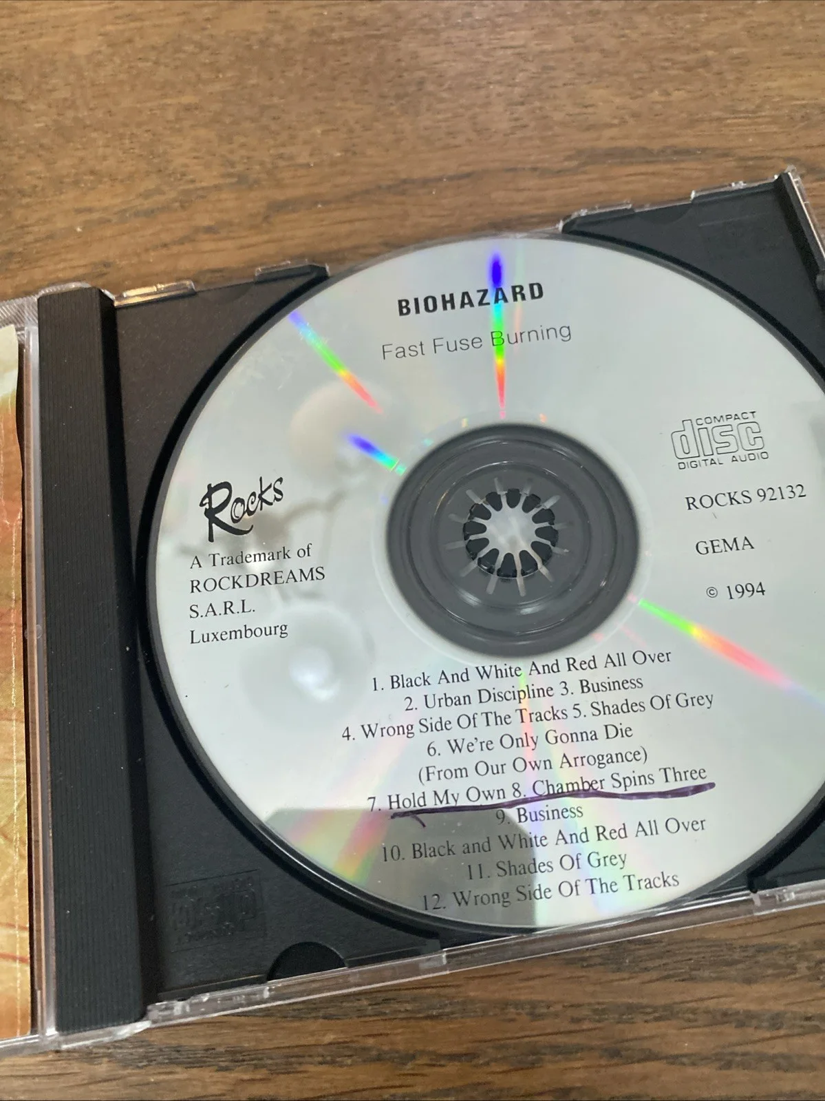 Biohazard Cd Signed Cover Whole Band Rare, image 3