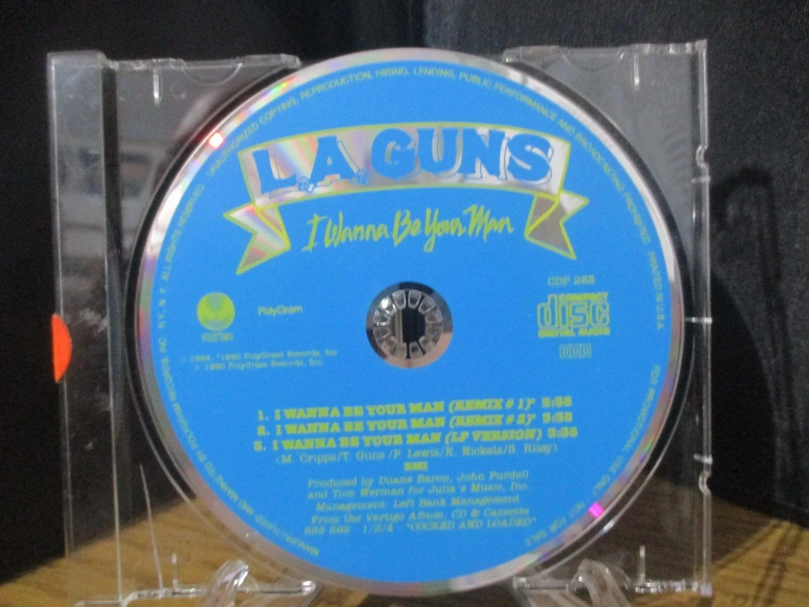 LA GUNS authentic signed/autographed promo cd TRACII GUNS PHIL LEWIS + 2, image 3