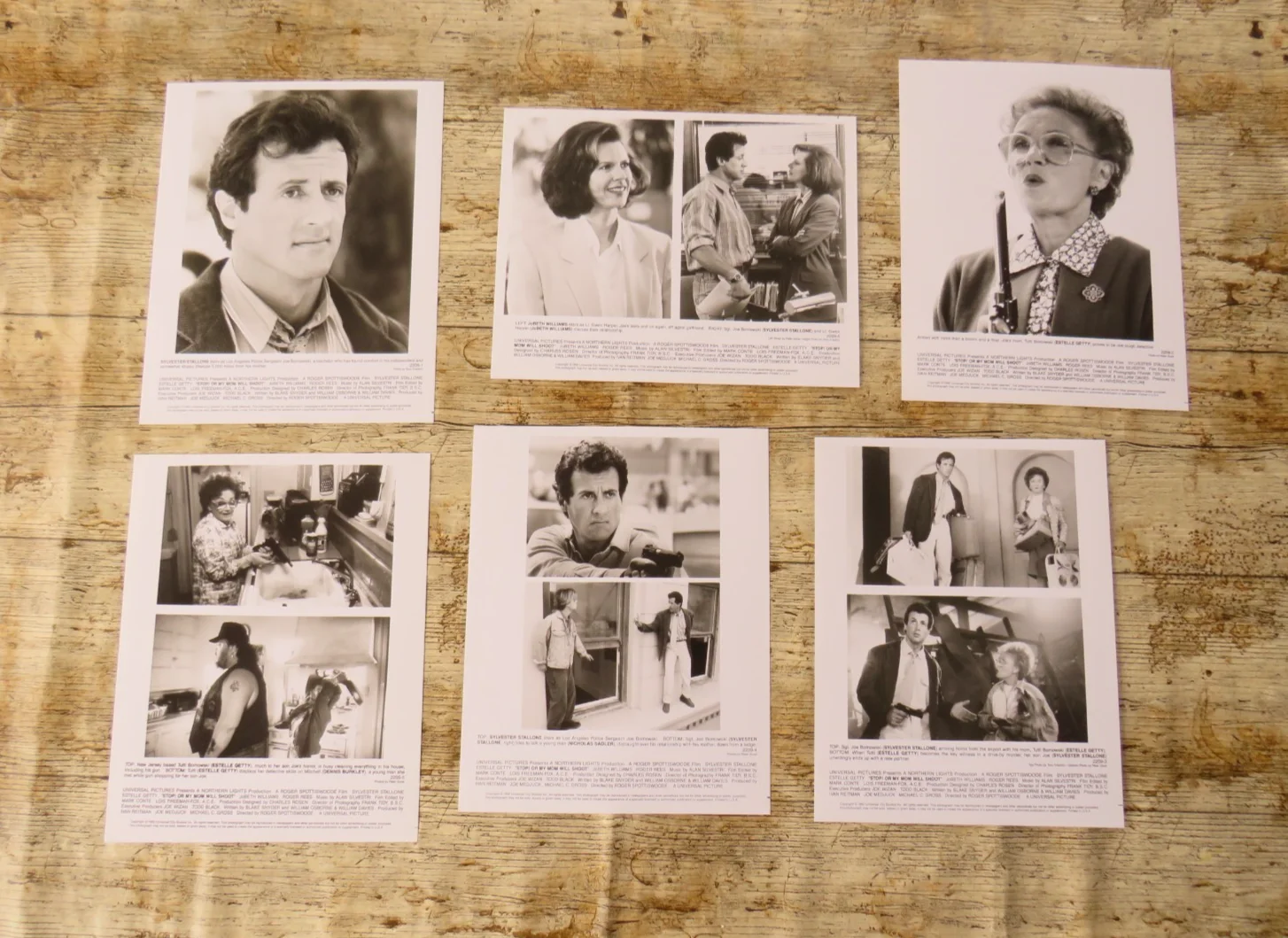 STOP ! OR MY MOM WILL SHOOT ORIGINAL 1992 PRESS KIT Sylvester Stallone 6 PHOTOS, image 4