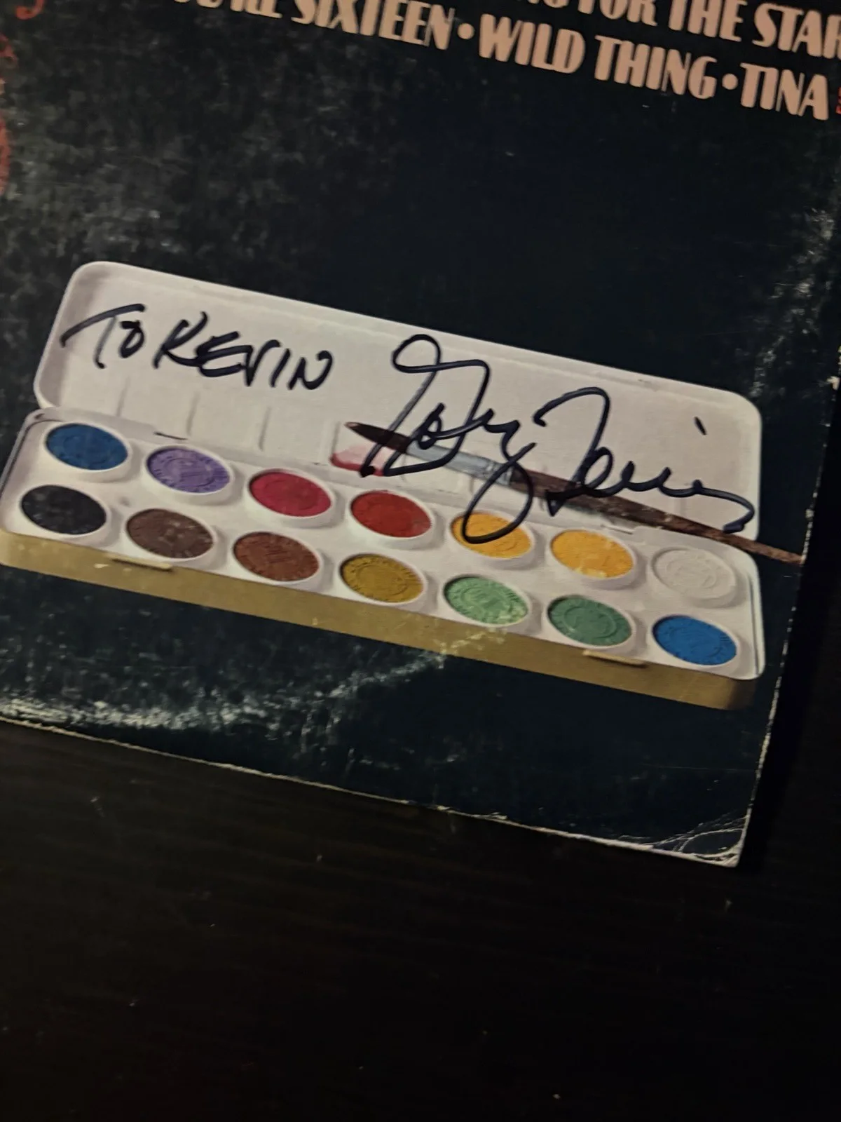 Gary Lewis & The Playboys Paint Me A Picture LP signed by Gary Lewis Autographed, image 2