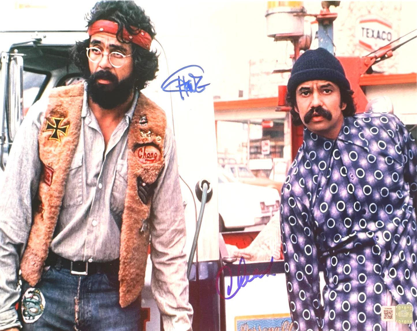 CHEECH MARIN TOMMY CHONG — CHEECH CHONG UP IN SMOKE 8.5X11 SIGNED PHOTO AUTOGRAPH WEED POT POSTER REPRINT