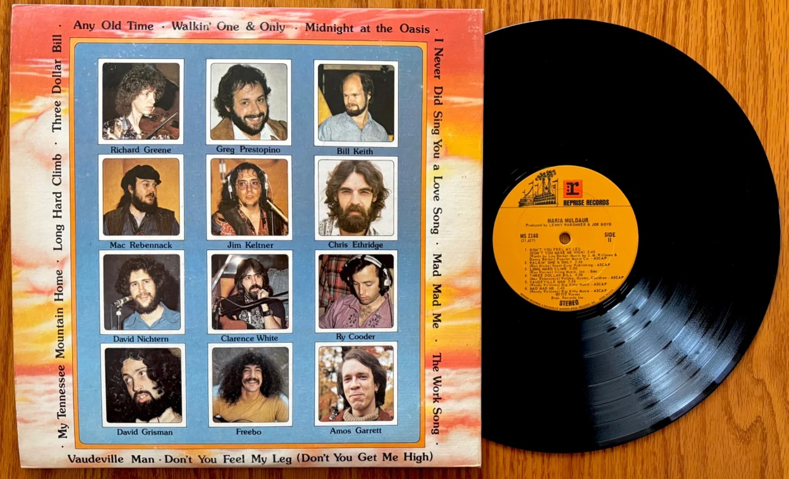 MARIA MULDAUR Signed Self Titled Promo/DJ Album~Near Mint! Midnight At The Oasis, изображение 2
