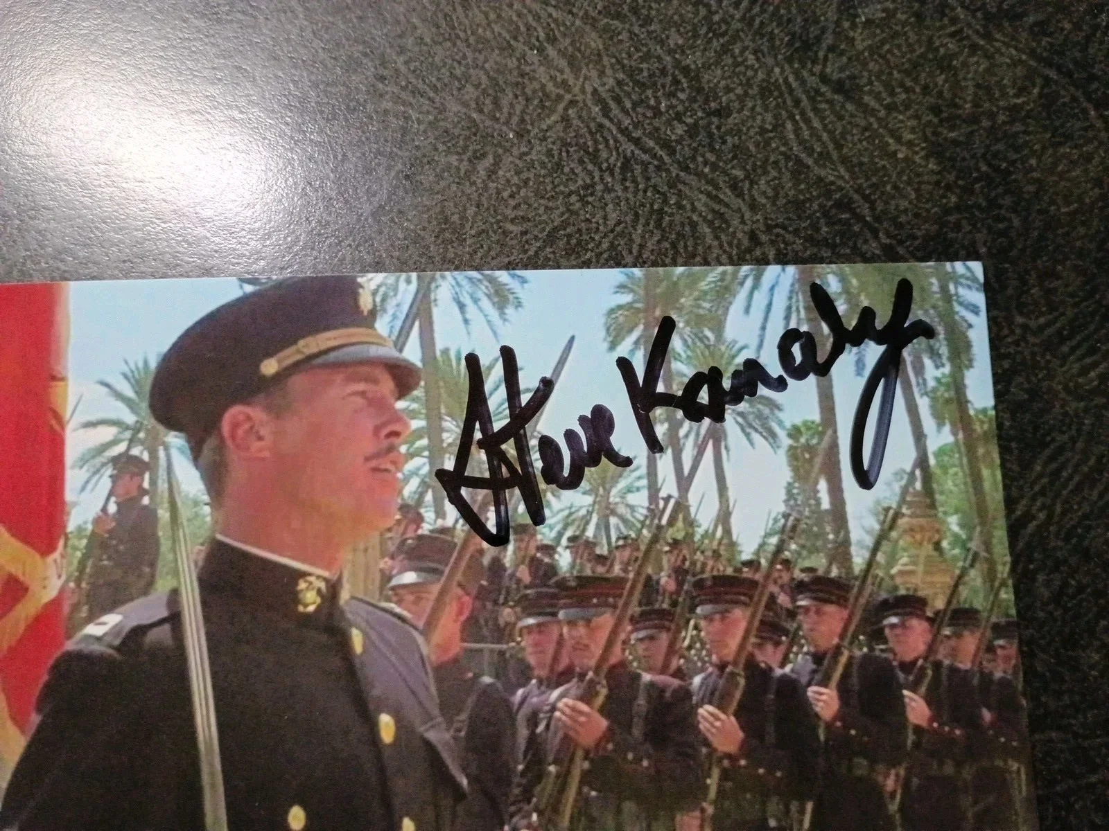 STEVE KANALY As RAY KREBBS — STEVE KANALY As CAPT JEROME 2 Hand Signed Autograph Photo s -THE WIND & THE LION, image 3