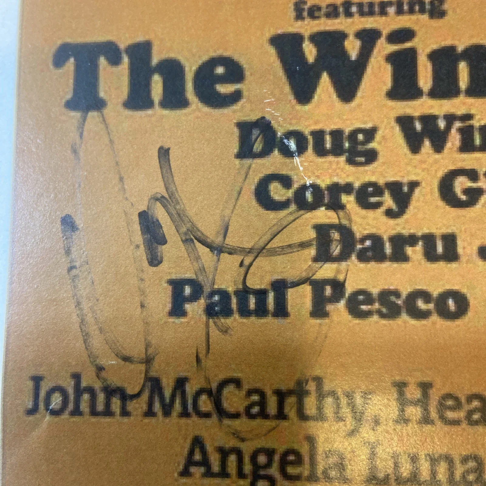 Rare Doug Wimbish ‘Living Colour’ WimBash AllStarz Band Poster Signed 17x11 Funk, изображение 3