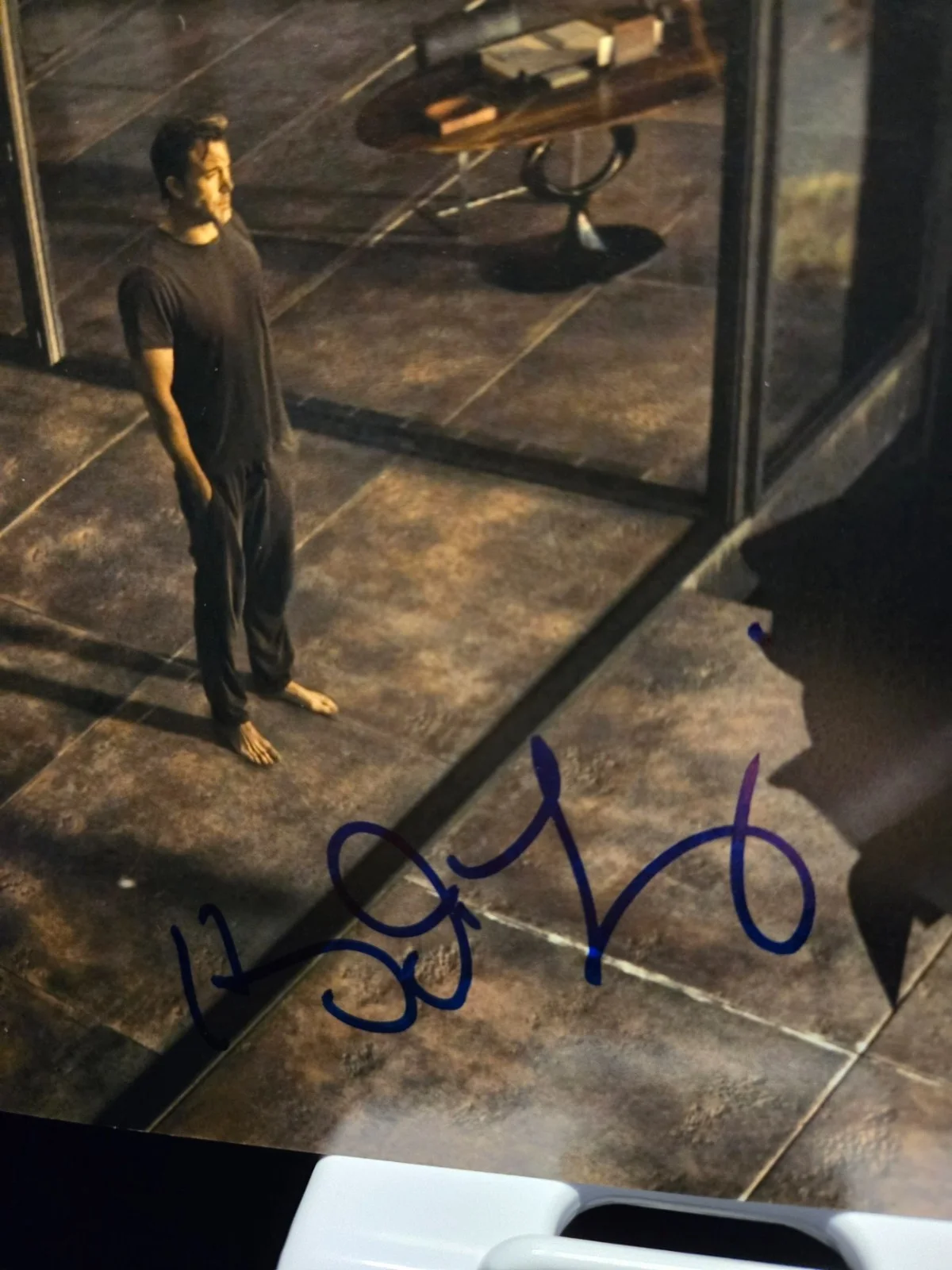 Harry Lennix — Harry Lennix Justice League Signed 8x10 Photo Zobie Cert., image 2