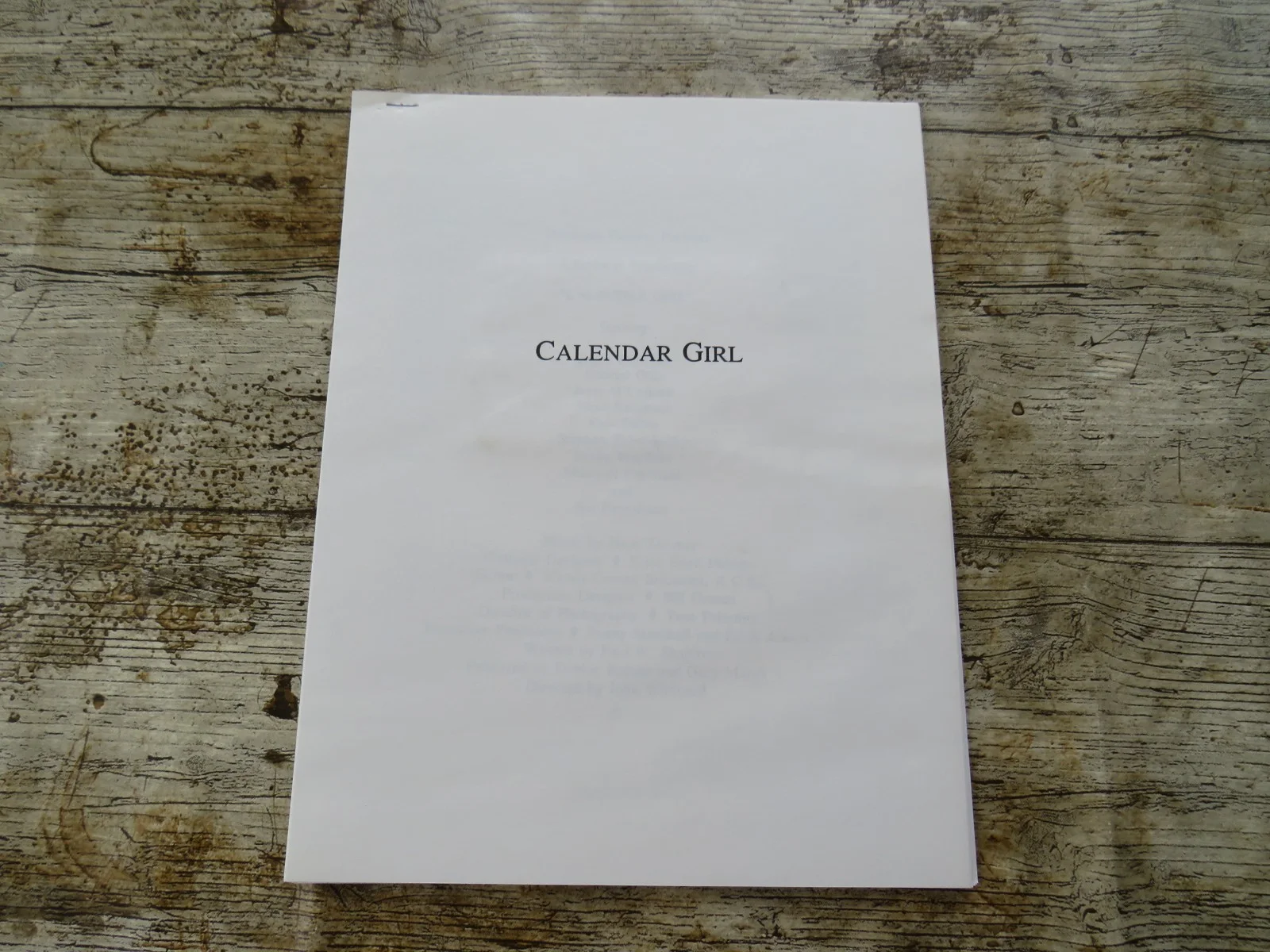 CALENDAR GIRL ORIGINAL 1993 CINEMA FILM MOVIE PRESS KIT Jason Priestley 7 PHOTOS, изображение 3