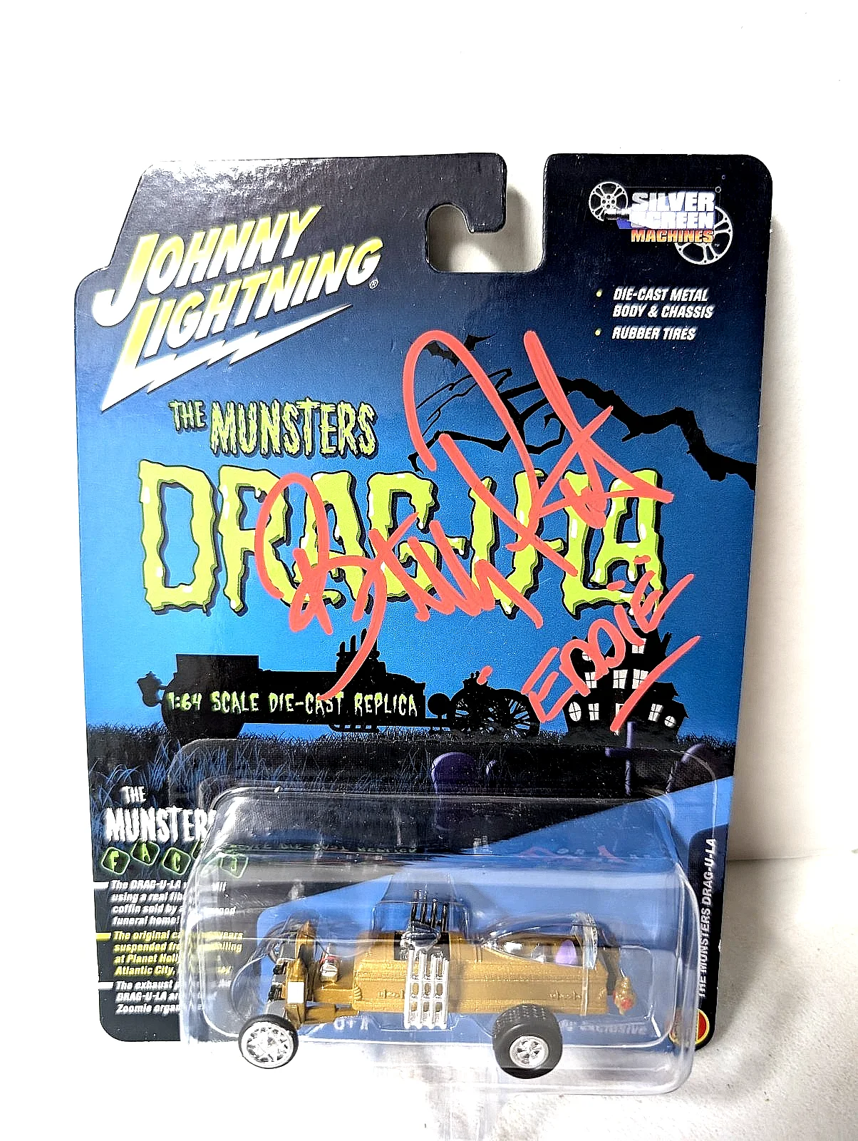 Butch Patrick — The Munsters Drag-U-La & Barris Koach Cars w/ Photo All Signed by Butch Patrick, изображение 3