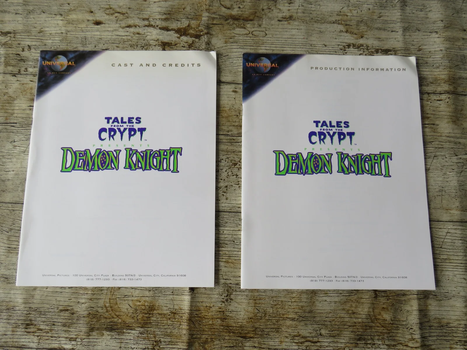 TALES FROM THE CRYPT DEMON KNIGHT 1995 CINEMA PRESS KIT Billy Zane 8 PHOTOS RARE, изображение 3