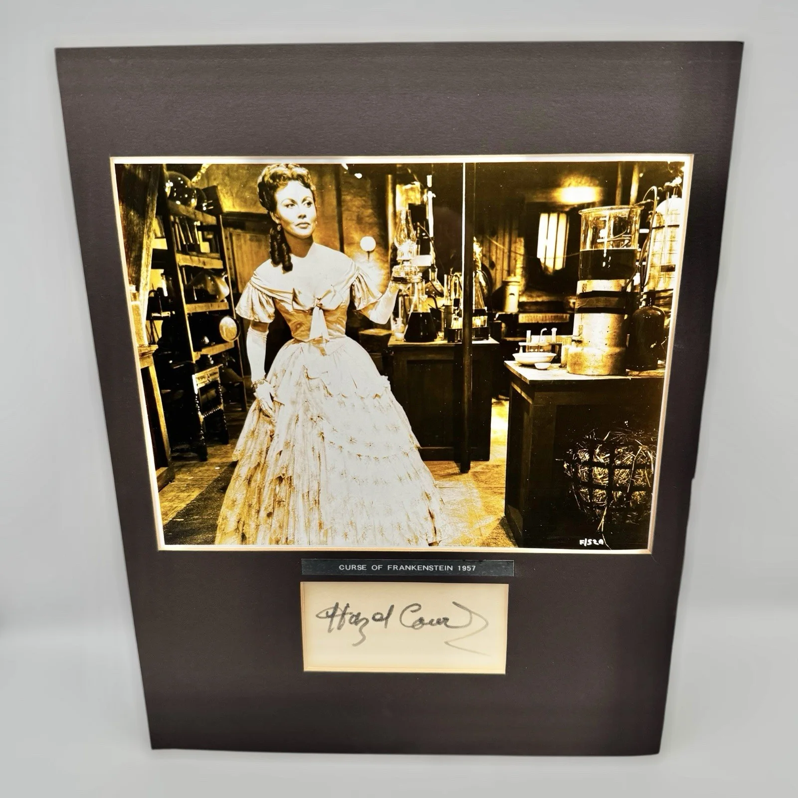 Hazel Court — HAZEL COURT Signed AUTOGRAPH Photograph HORROR MONSTER MOVIE Curse FRANKENSTEIN, изображение 3