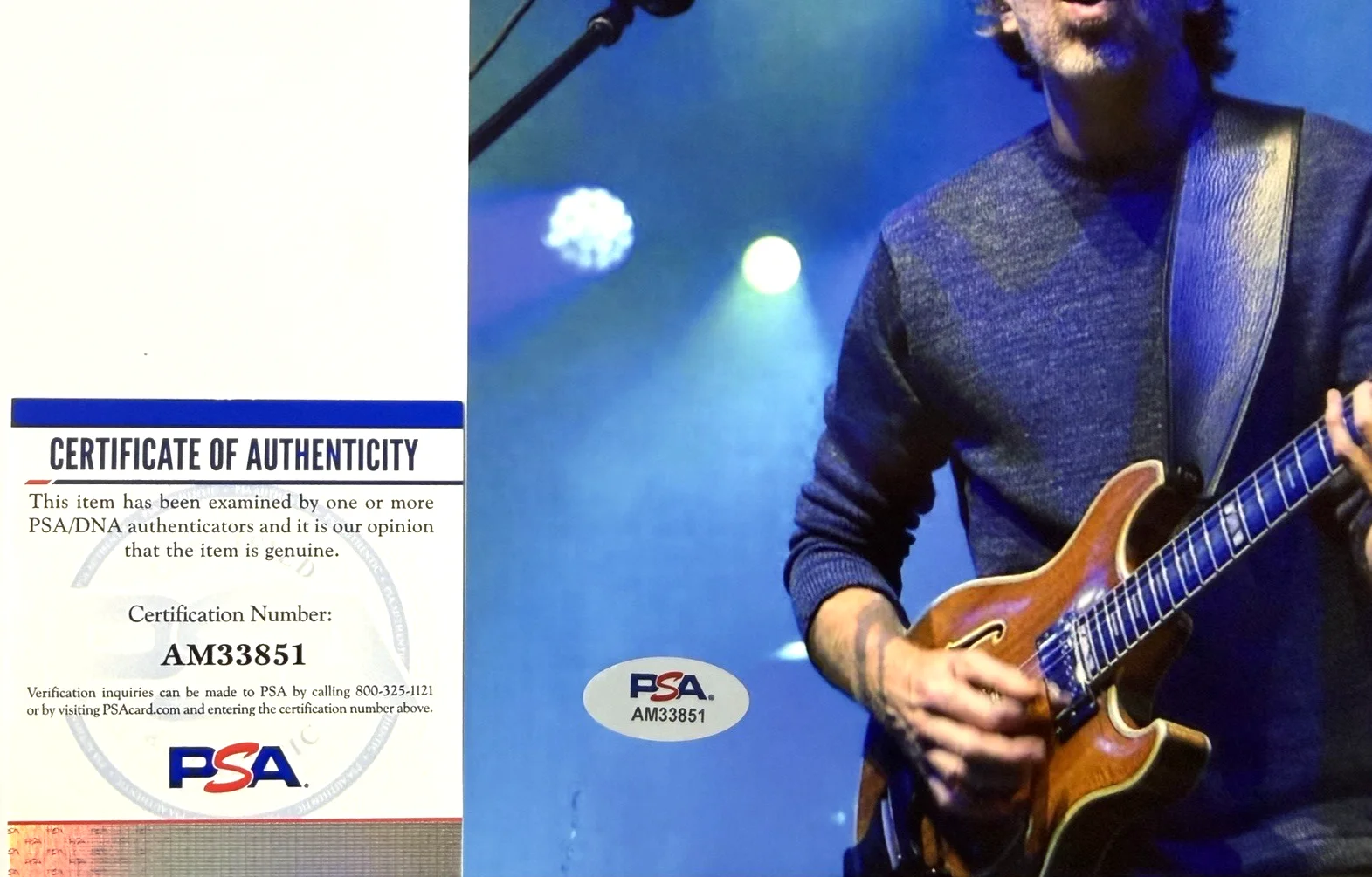 Trey Anastasio Signed 8x10 Photo PSA DNA Certified Authentic Phish Auto AM33851, изображение 5