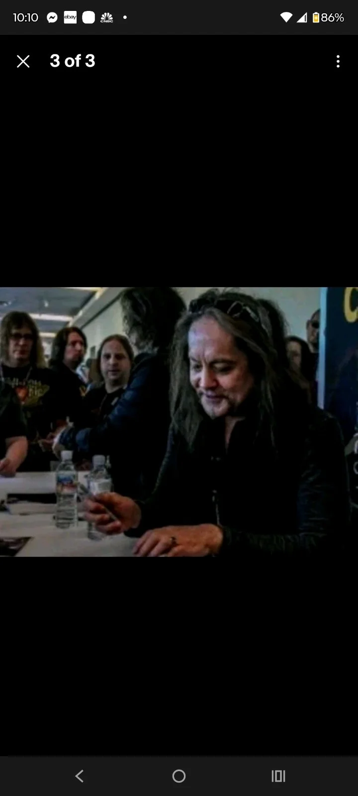 Jake E Lee Signed 8x10 Classic Metal Ozzy Osbourne Band Badlands, изображение 2