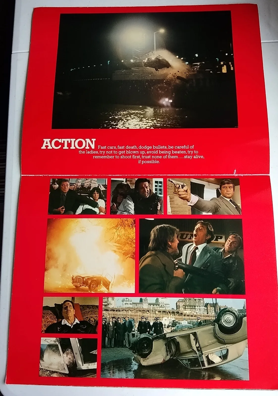 THE BIG SLEEP, OVERSIZED SOUVENIR BROCHURE, 1978, ROBERT MITCHUM, image 5
