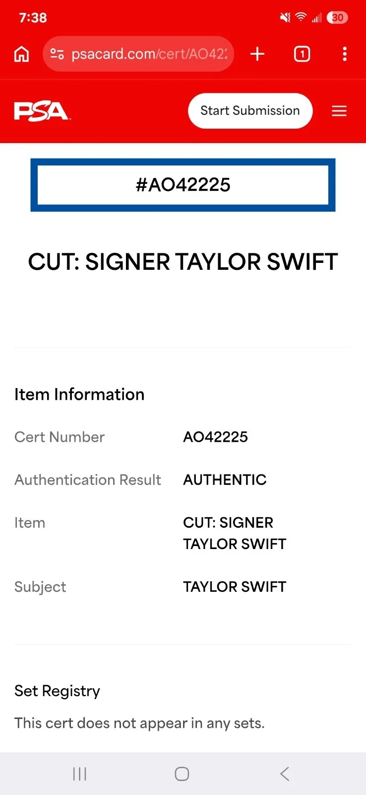 TAYLOR SWIFT Autographed Guitar - PSA/DNA Authenticated - Local Pickup NJ, image 4