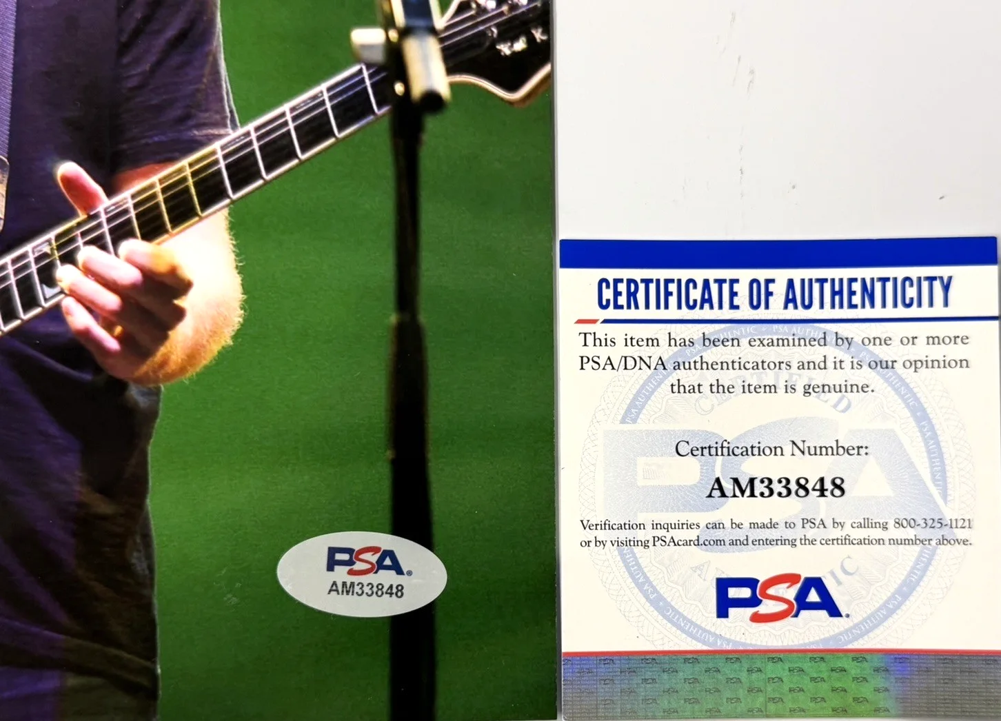 Trey Anastasio Signed 8x10 Photo PSA DNA Certified Authentic Phish Auto AM33848, изображение 5