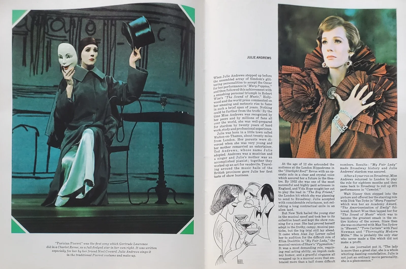 STAR! - VINTAGE ORIGINAL 1968 SOUVENIR BROCHURE - JULIE ANDREWS - 36 PAGES, изображение 2