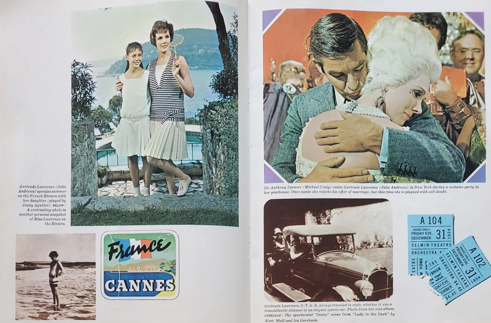 STAR! - VINTAGE ORIGINAL 1968 SOUVENIR BROCHURE - JULIE ANDREWS - 36 PAGES, изображение 3