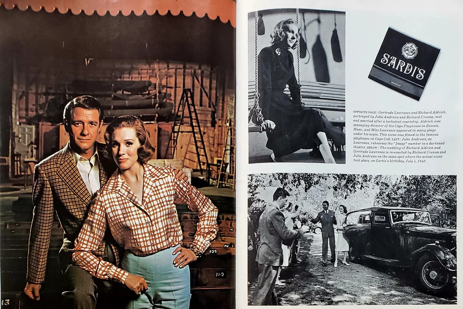 STAR! - VINTAGE ORIGINAL 1968 SOUVENIR BROCHURE - JULIE ANDREWS - 36 PAGES, изображение 4