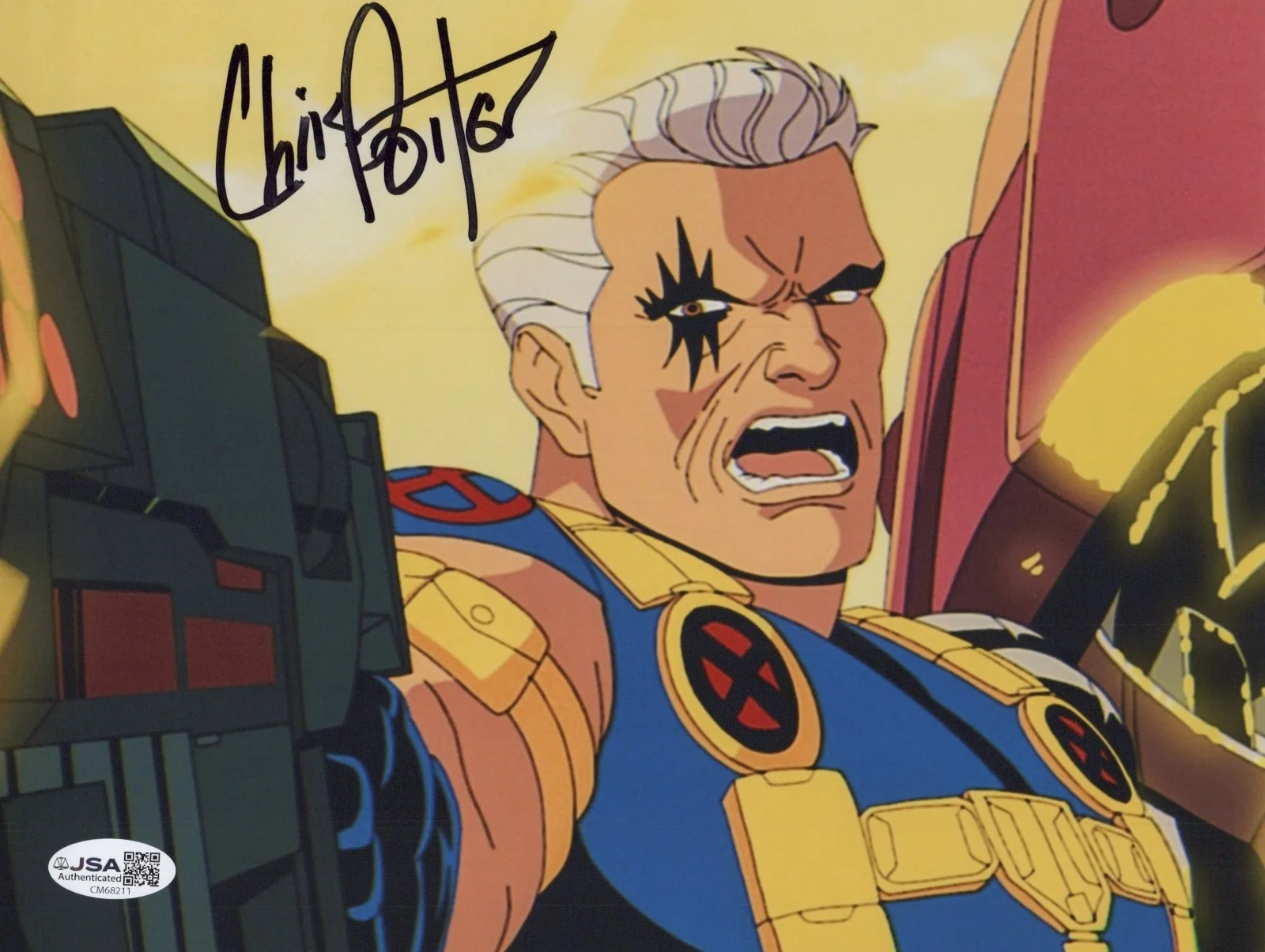 CHRIS POTTER — CHRIS POTTER Signed X-MEN 8x10 Photo CABLE AUTHENTIC AUTOGRAPH JSA COA CERT