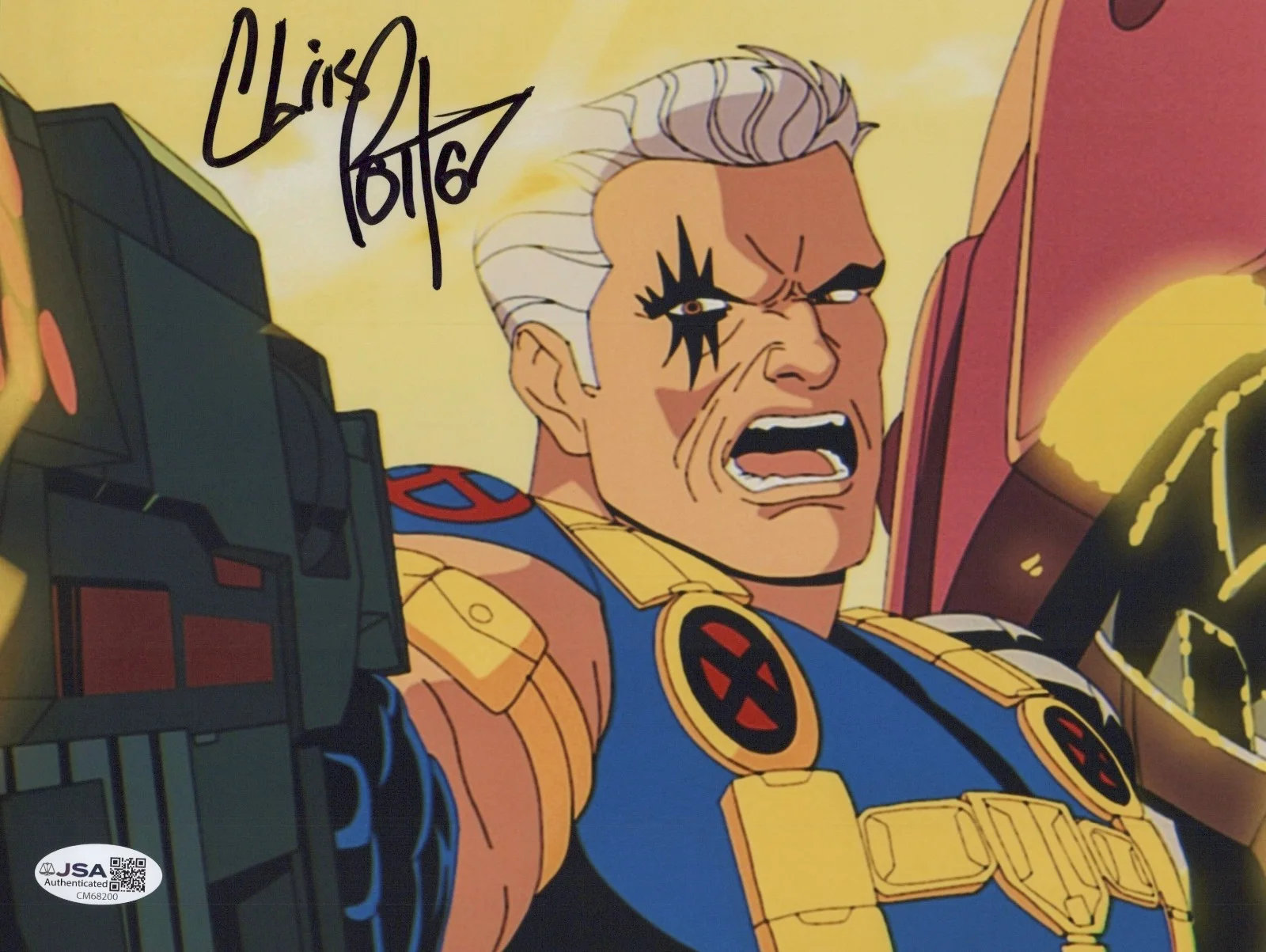 CHRIS POTTER — CHRIS POTTER Signed X-MEN 8x10 Photo CABLE AUTHENTIC AUTOGRAPH JSA COA CERT