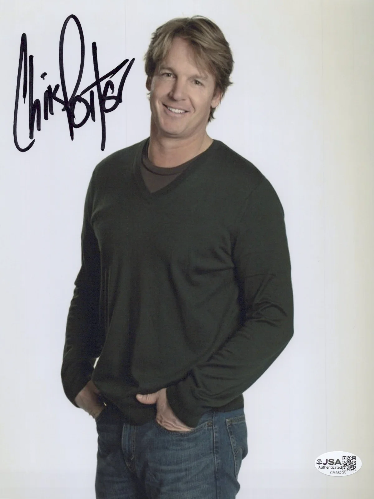CHRIS POTTER — CHRIS POTTER Signed THE GOOD WITCH 8x10 Photo JAKE RUSSELL AUTOGRAPH JSA COA