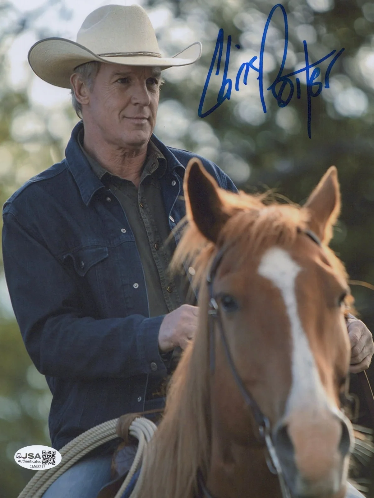 CHRIS POTTER — CHRIS POTTER Signed HEARTLAND 8x10 Photo TIM FLEMING AUTOGRAPH JSA COA