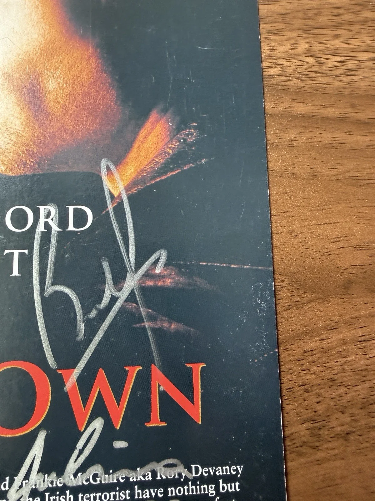 The Devil’s Own Hand Signed Press Card Harrison Ford Brad Pitt, image 3