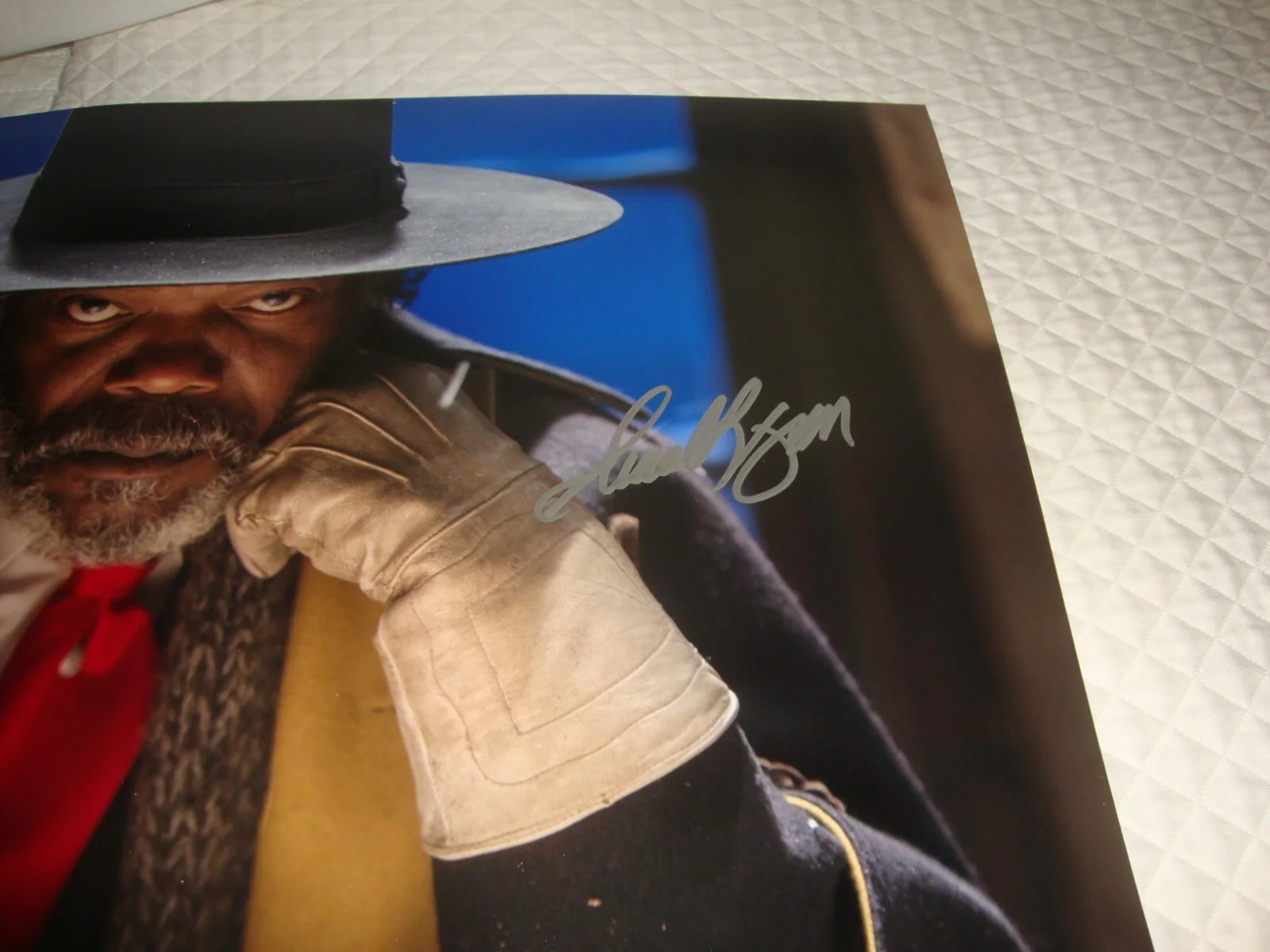 samuel l jackson — Samuel L Jackson hateful eight 16x20 photo signed Beckett coa, изображение 2