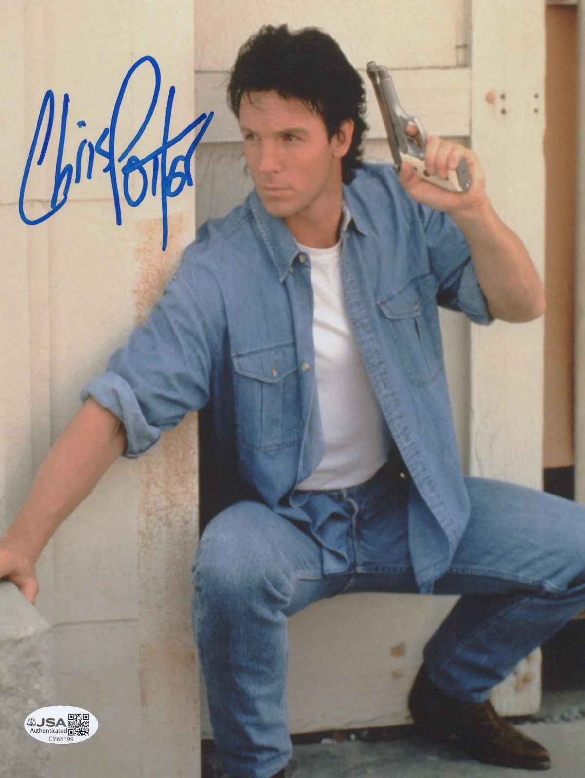 CHRIS POTTER — CHRIS POTTER Signed KUNG FU : THE LEGEND CONTINUES 8x10 Photo PETER JSA COA CERT