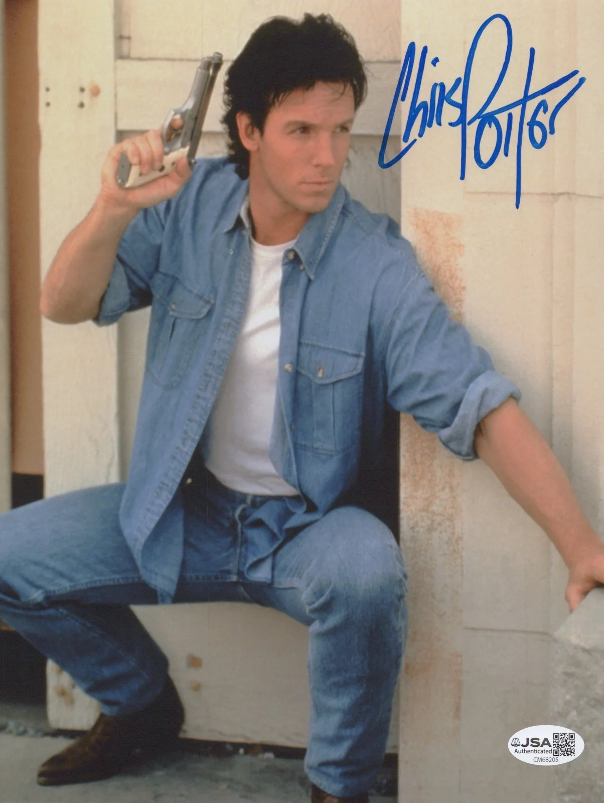 CHRIS POTTER — CHRIS POTTER Signed KUNG FU : THE LEGEND CONTINUES 8x10 Photo PETER JSA COA CERT