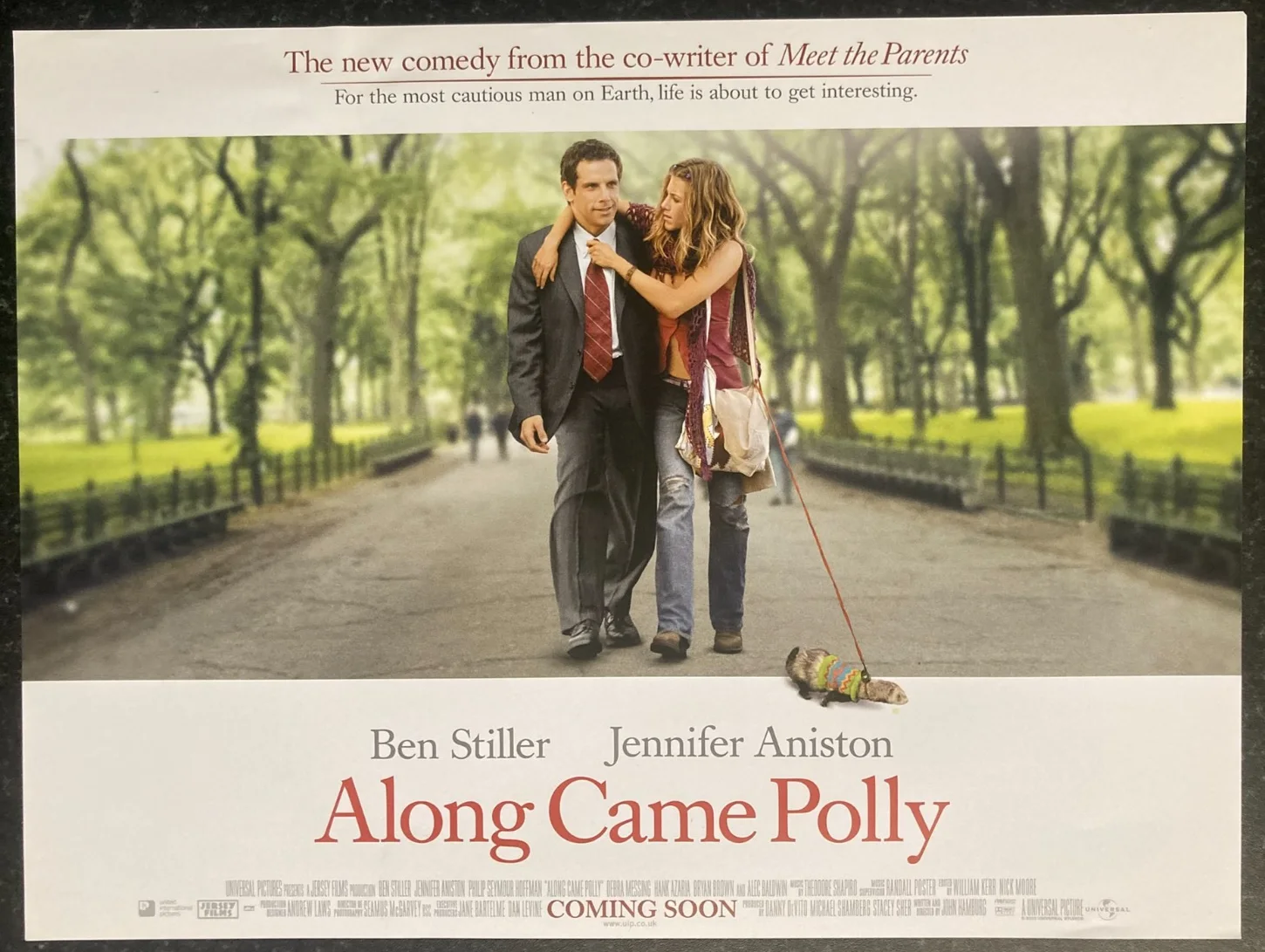 ALONG CAME POLLY 2004 Original UK Cinema MINI Quad Movie POSTER 16x12in, изображение 2