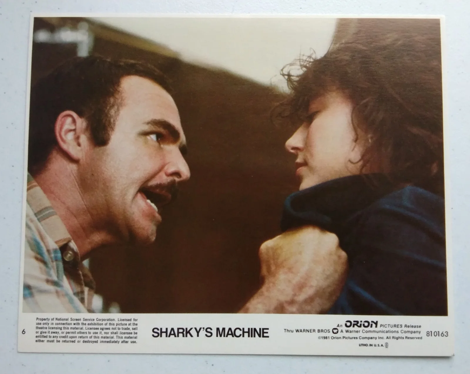 SHARKY'S MACHINE, SET OF 8 UK LOBBY CARDS, 1981, BURT REYNOLDS., image 4