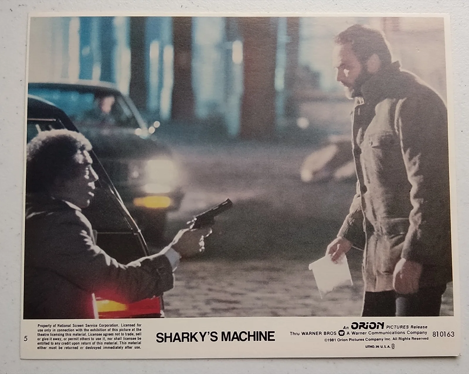 SHARKY'S MACHINE, SET OF 8 UK LOBBY CARDS, 1981, BURT REYNOLDS., image 5
