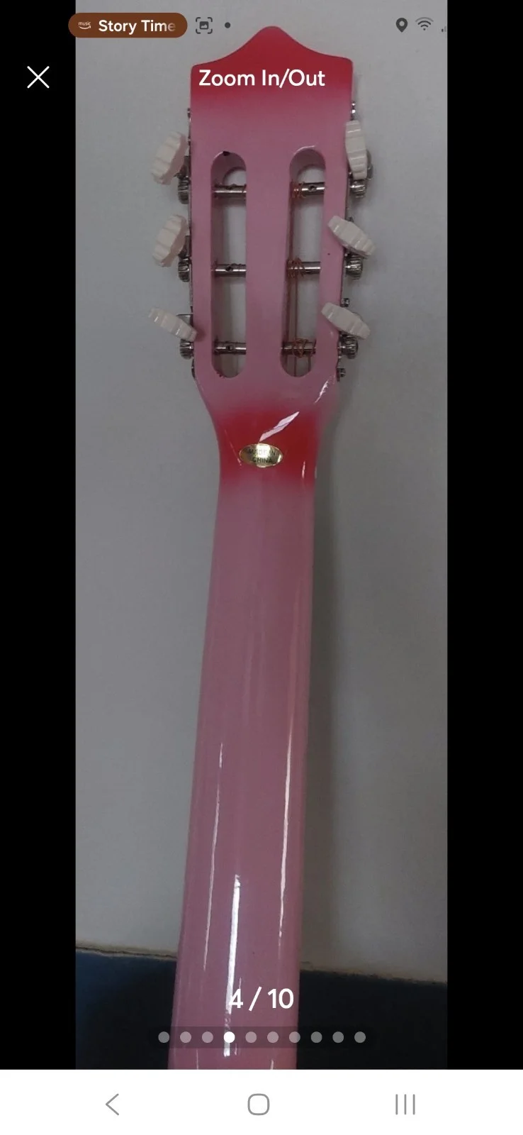 Dan and Shay Dual-Signed Autograph Custom Acoustic Guitar Pink JSA COA, изображение 4