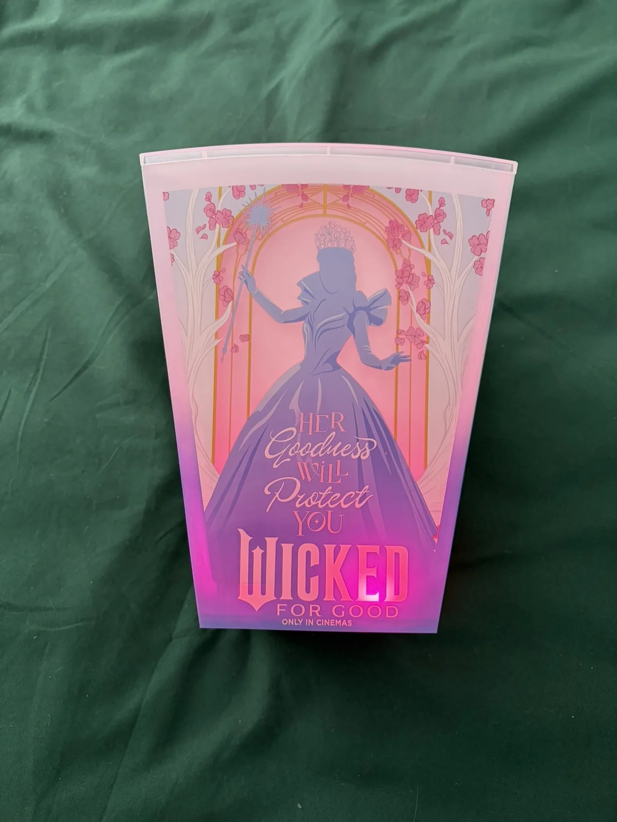 Wicked for Good Cineworld Limited Edition LED Light Up Popcorn Bucket Elphaba, image 2