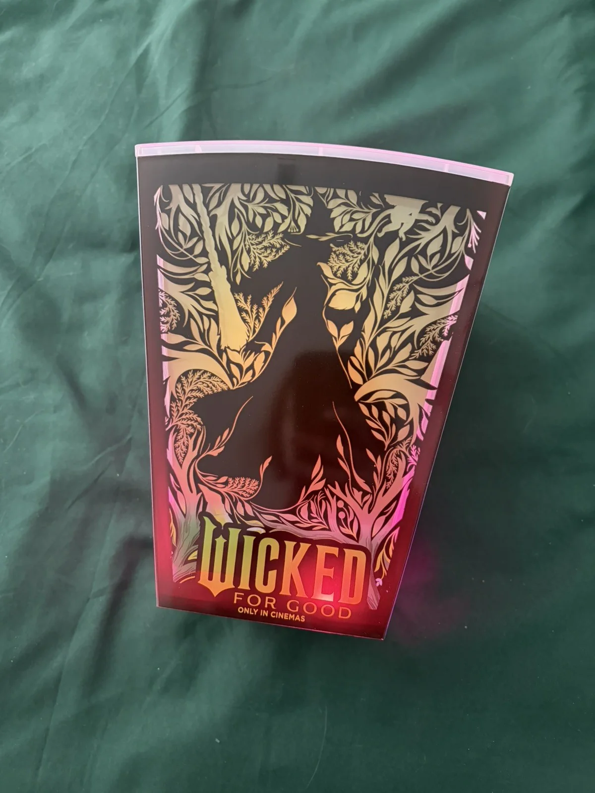 Wicked for Good Cineworld Limited Edition LED Light Up Popcorn Bucket Elphaba, image 3