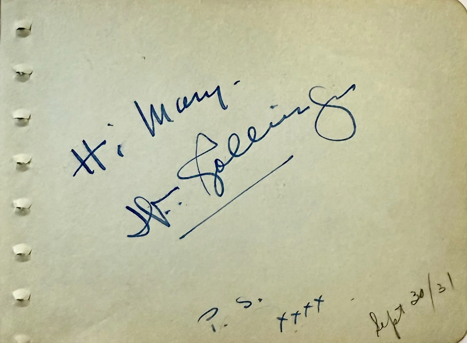 William Collier Sr — WILLIAM COLLIER SR. Signed Autographed 4x5 ALBUM PAGE Josette Free and Easy 1931, image 3