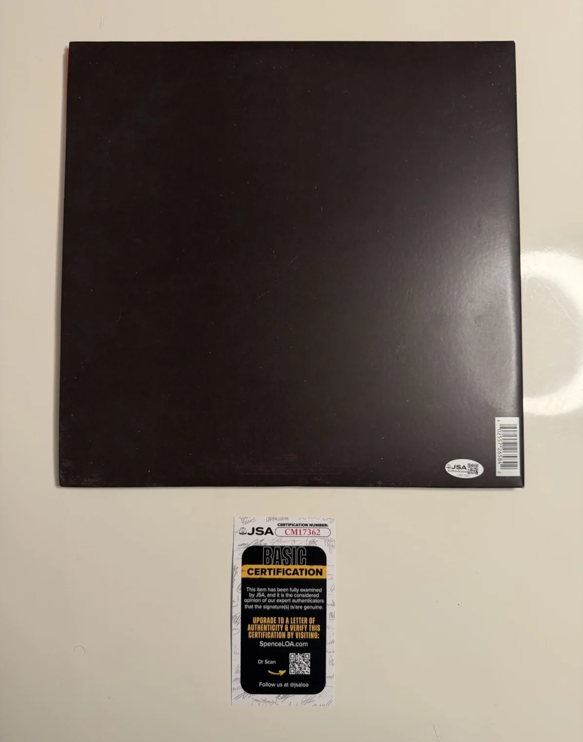 Post Malone Autographed Stoney Vinyl Record Star JSA COA, image 2