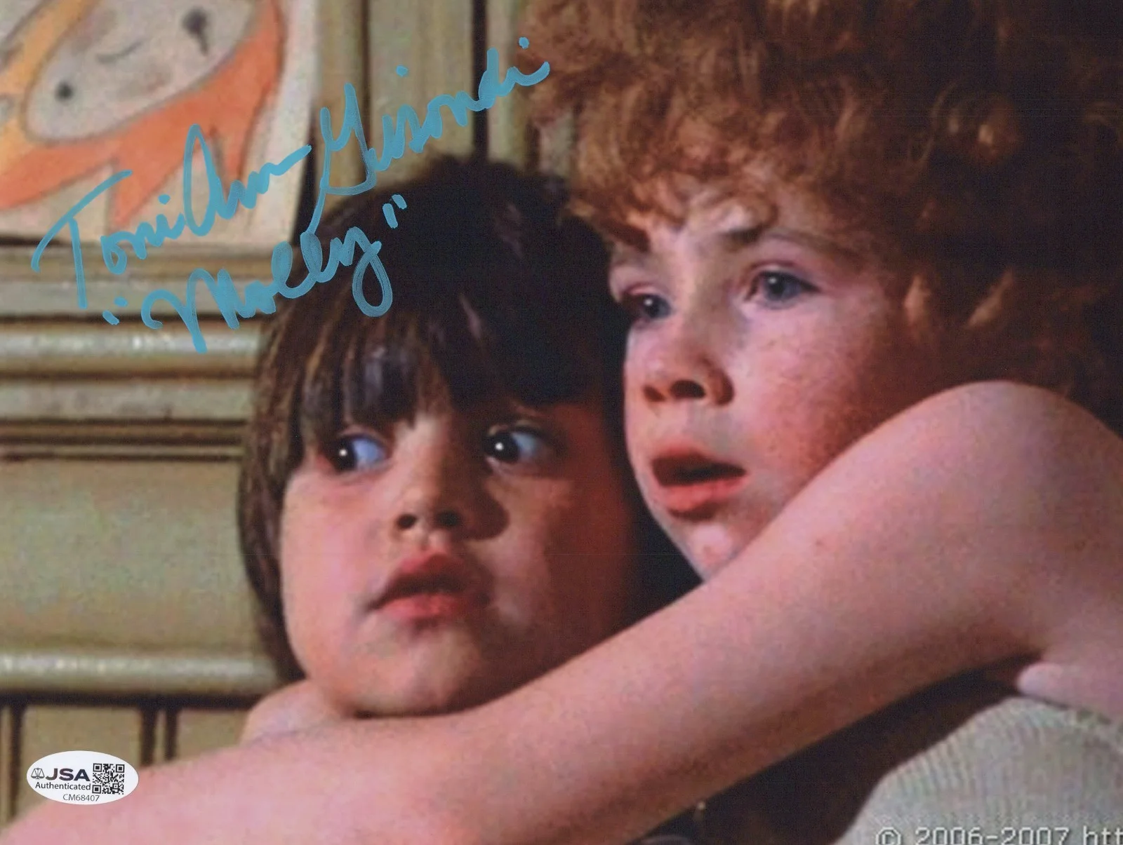 TONI ANN GISONDI — TONI ANN GISONDI Signed ANNIE 8X10 Photo MOLLY Autograph JSA COA CERT