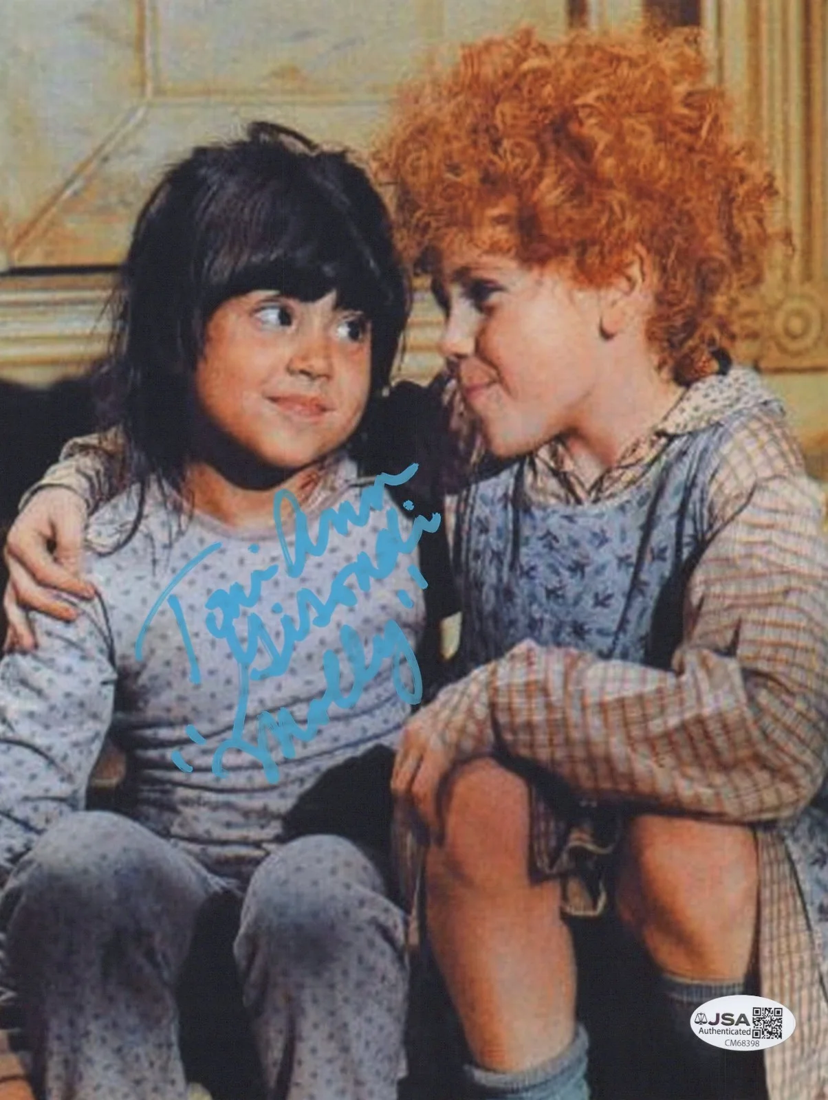 TONI ANN GISONDI — TONI ANN GISONDI Signed ANNIE 8X10 Photo MOLLY Autograph JSA COA CERT