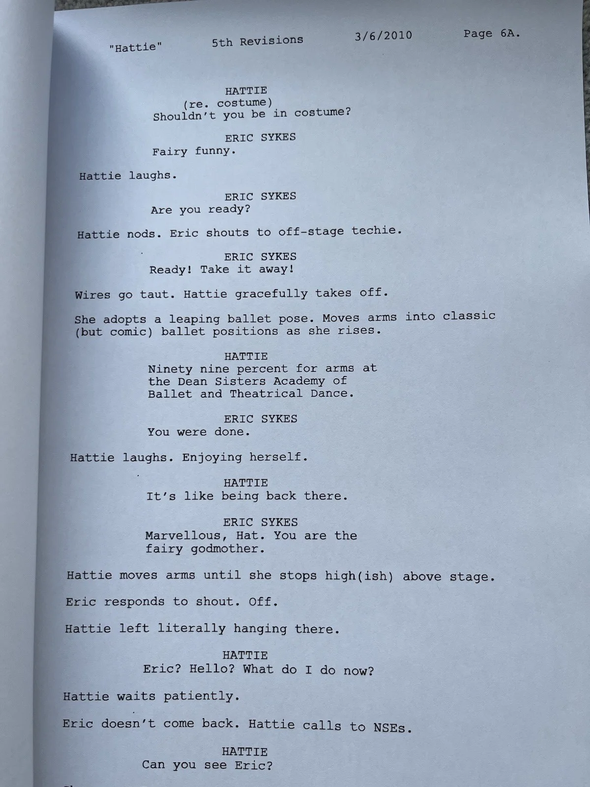 Hattie (Jacques) Film Drama Script. Carry On Films., image 2